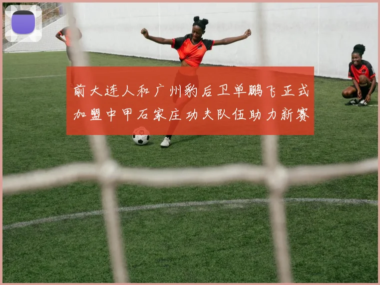 前大连人和广州豹后卫单鹏飞正式加盟中甲石家庄功夫队伍助力新赛季